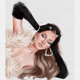 Девушка в праздничном образе