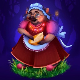 Персонаж настольной игры "Чародеи лесной чащи" ежиха Фагмуф