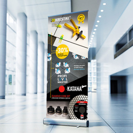 Roll Up mobile stand