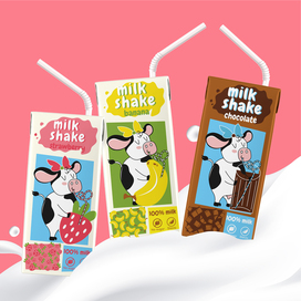 Упаковка молочного коктейля 
