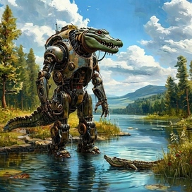 Аллигатор стим