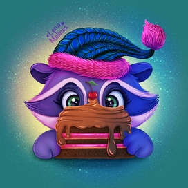 Енот, который сладости любил 