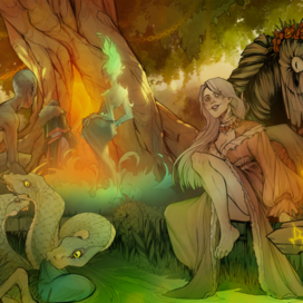 Иллюстрация для "Coven Zine"