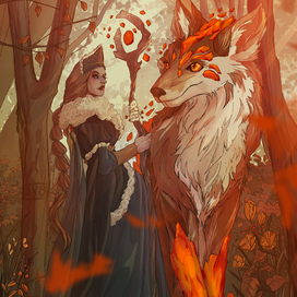 Иллюстрация для "Fox Tales Zine"