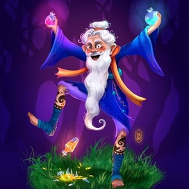 Персонаж для настольной игры "Чародеи лесной чащи" Люминор