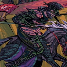 Рыцарь на поединке