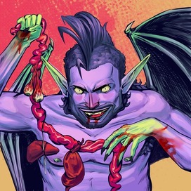 Портрет кровожадного пероснажа