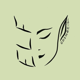 Логотип магазина косметики "Эльф косметик"