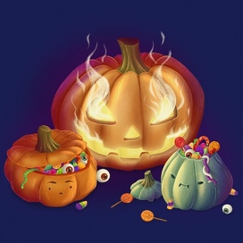 Хеллоуинские тыковки