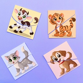 Пазлы половинки 