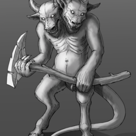 Демон с двумя головами