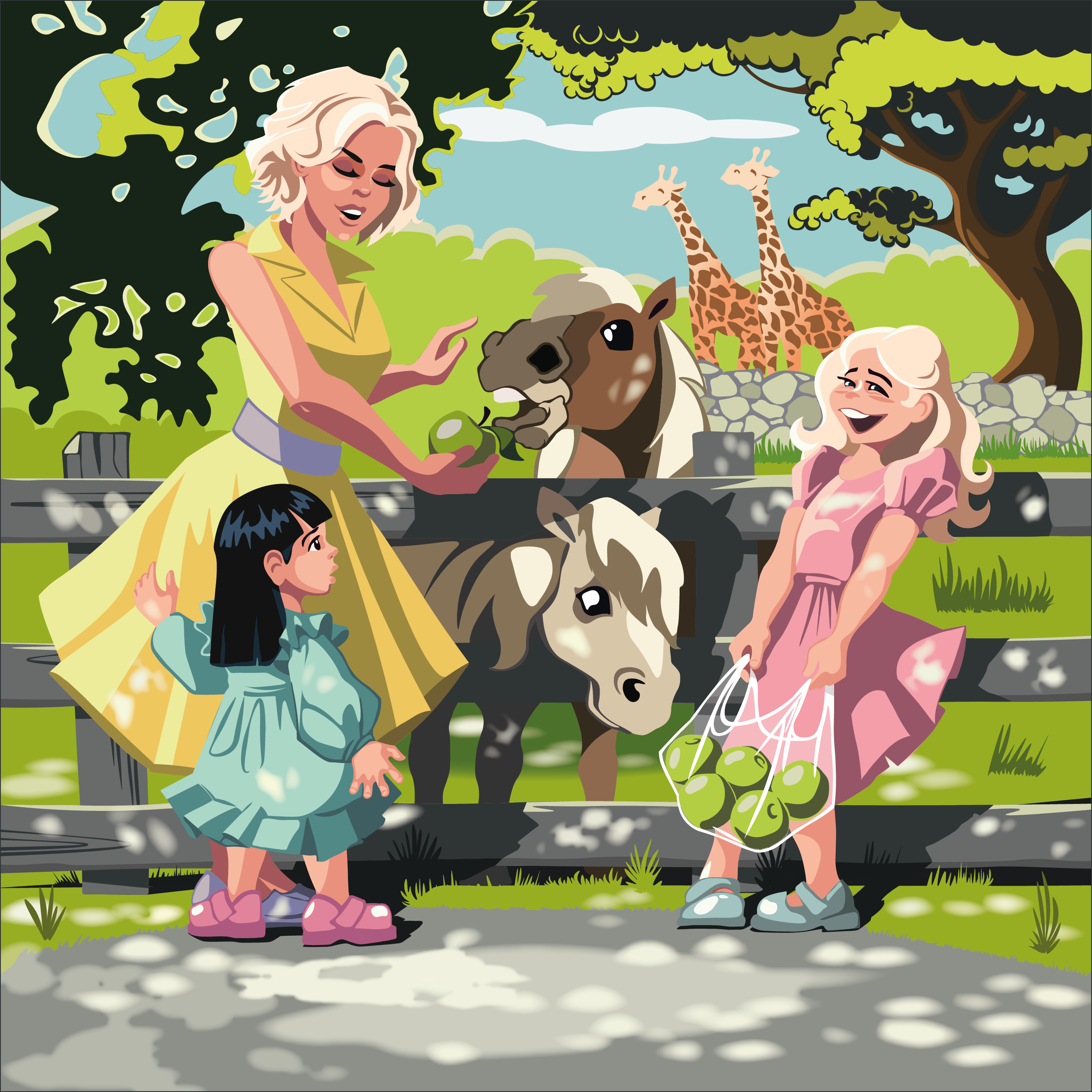 Конкурс иллюстраций для книги "Люди и звери"