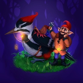 Персонаж для настольной игры "Чародеи лесной чащи"Йорминстон