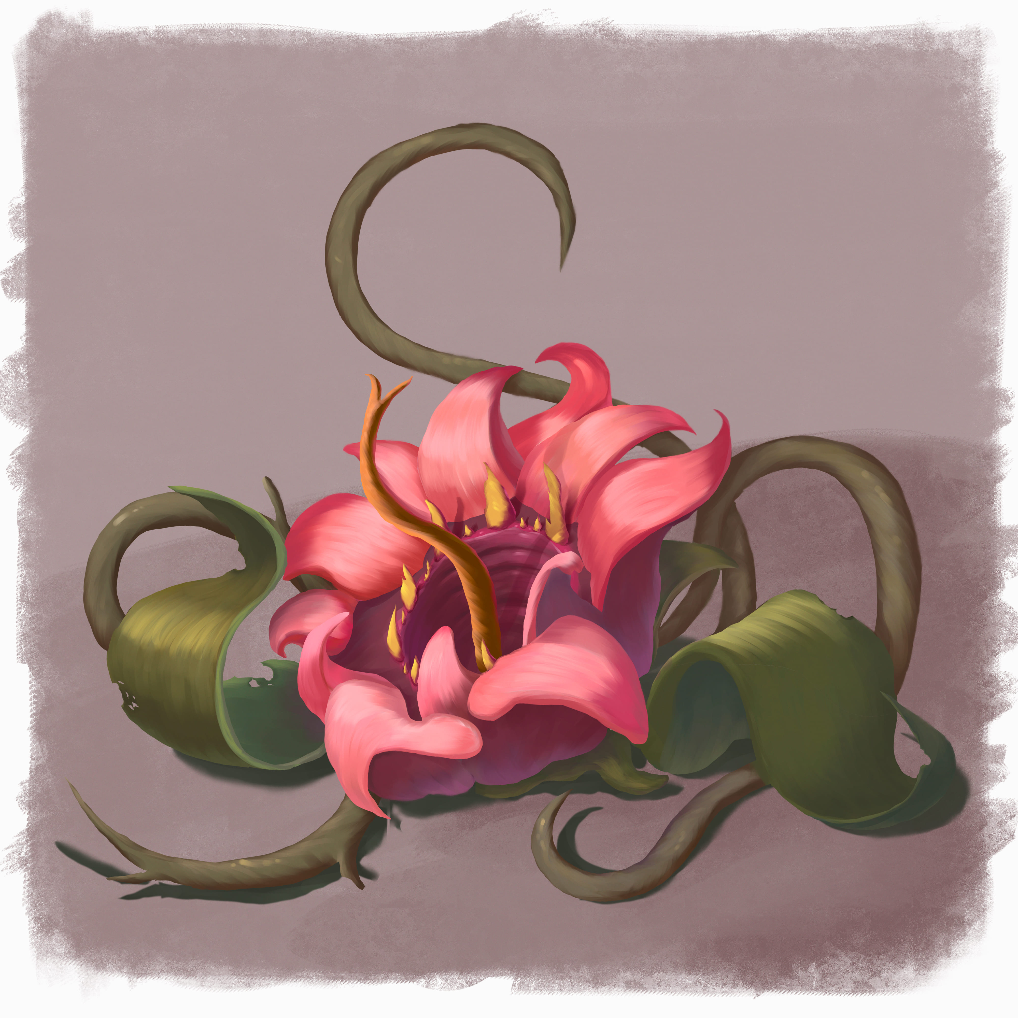 Концепт арт "Хищное растение"