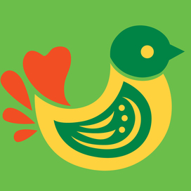 Векторная птичка