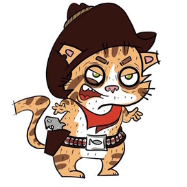 cowboy cat