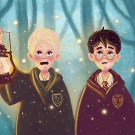 Гарри и Драко "Вечерняя прогулка"