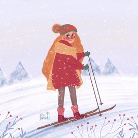 Катание на лыжах