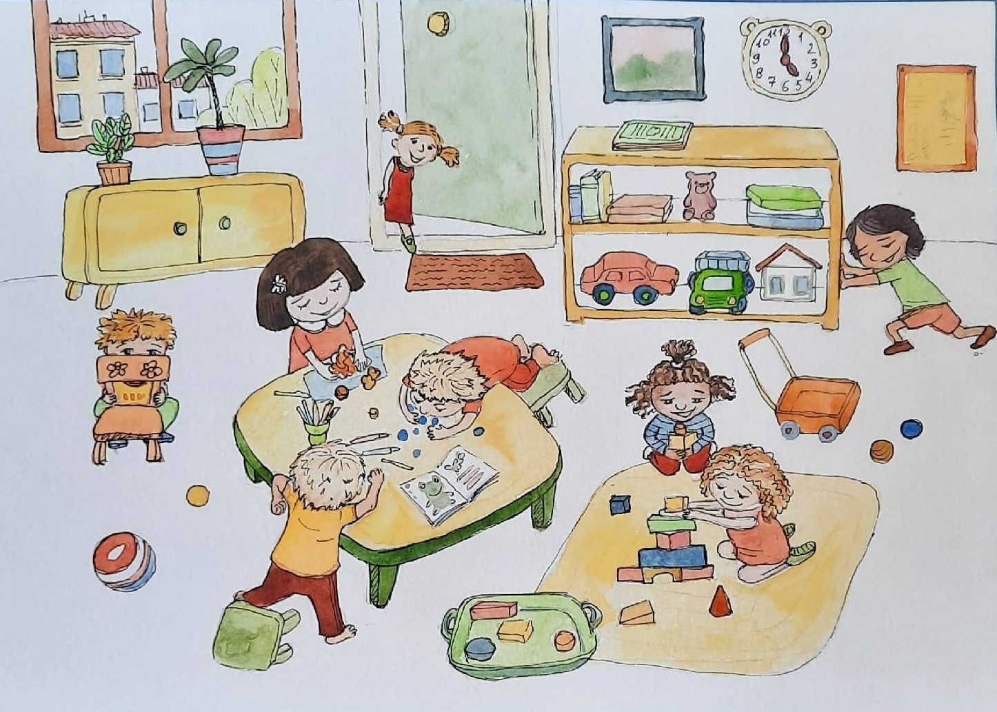 В детском саду