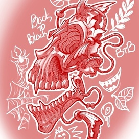 Череп маска профиль