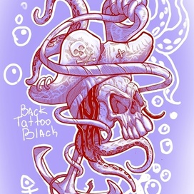 Пират Якорь Осьминог