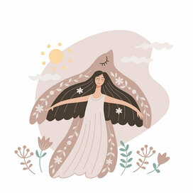 Душа женщины как птица...