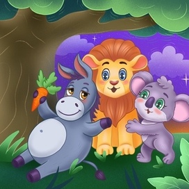 Разворот из детской книжки