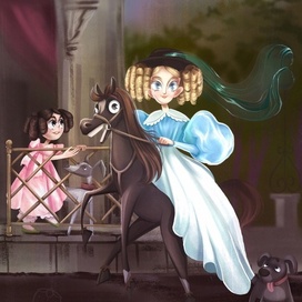 "Всадница" Брюллов