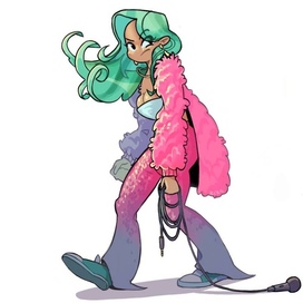 Персонаж в полный рост с определеным характером 