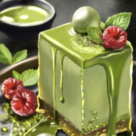 Десерт с мороженным 