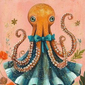 Осьминожка красавица