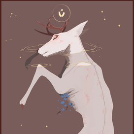 Олень (white lie) 