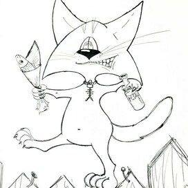 Кот Жорик идёт на свидание