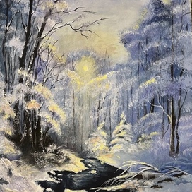 зимний лес❄️⛄️🌲