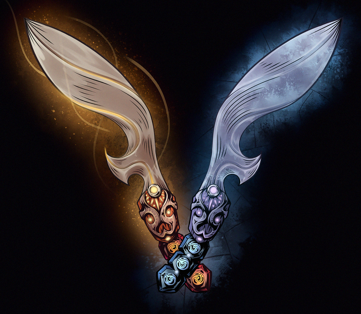 Мечи Огня и Льда.