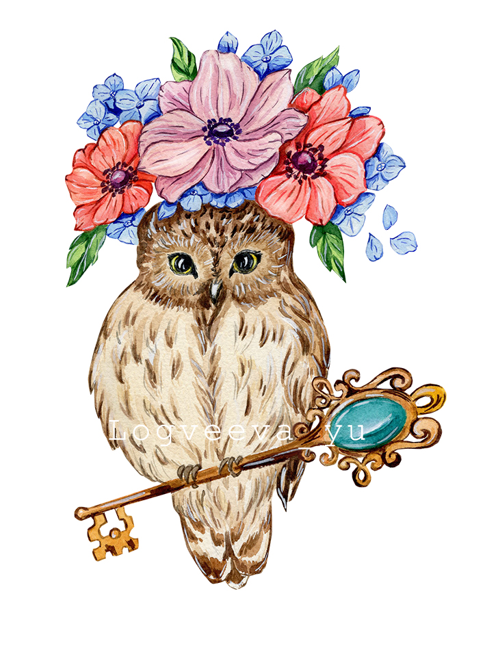 Сова птица весна