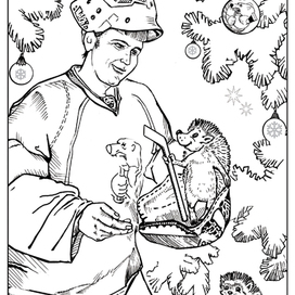 Раскраска хоккей