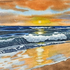 Вечер на море