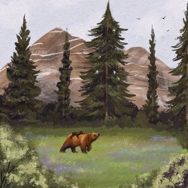 Медведи серия мама и малыш #2