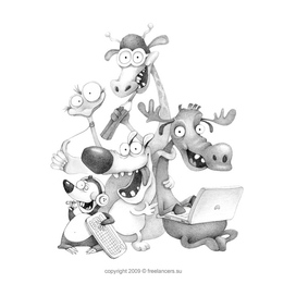 Команда фрилансеров.