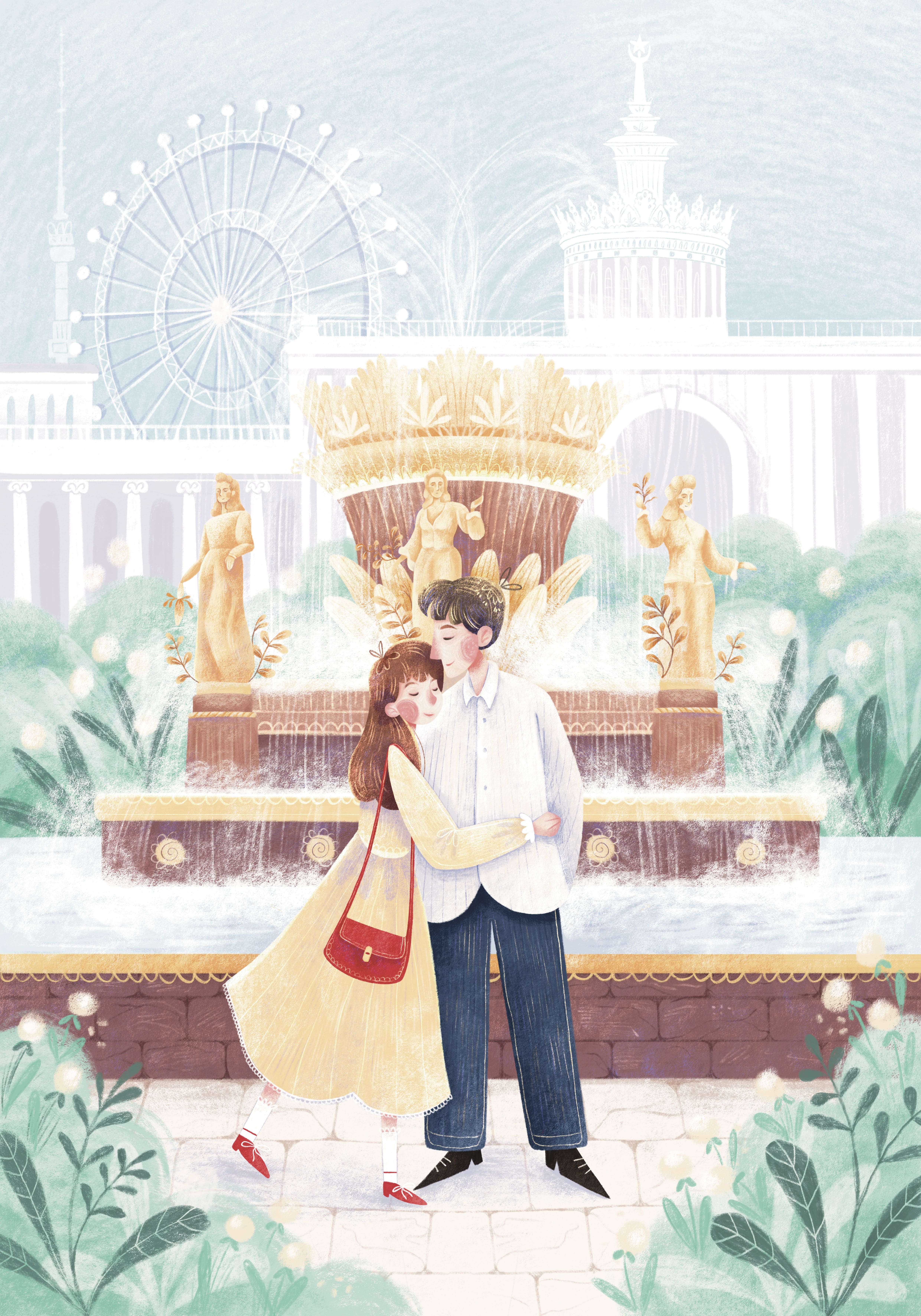 Свидание в парке ВДНХ