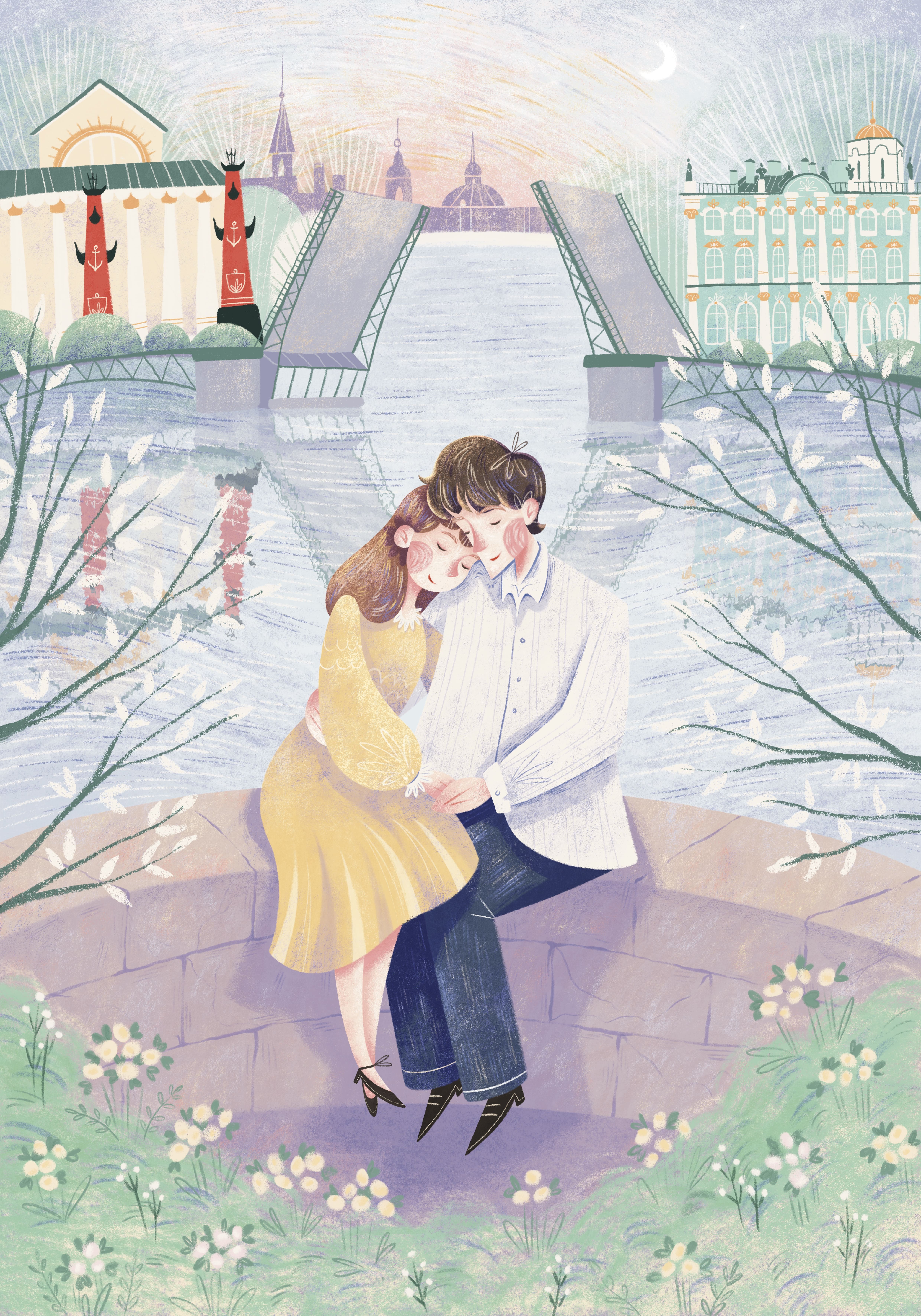 Свидание на берегу Невы