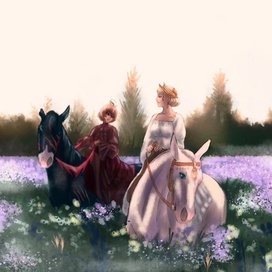 Среди диких астр