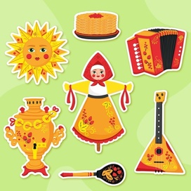 Стикеры на Масленицу 