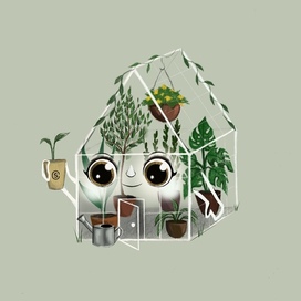 Персонаж был создан для конкурса «снт цветник» бренда «Skuratov”