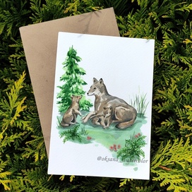 Лесная история "Мама и малыш"