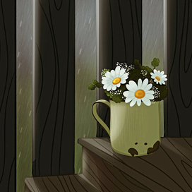 Запах дождя, гром и ромашки