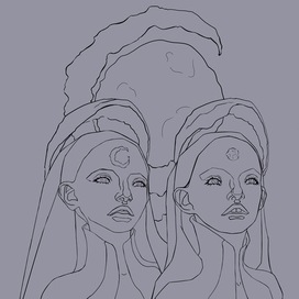 Эскиз к иллюстрации