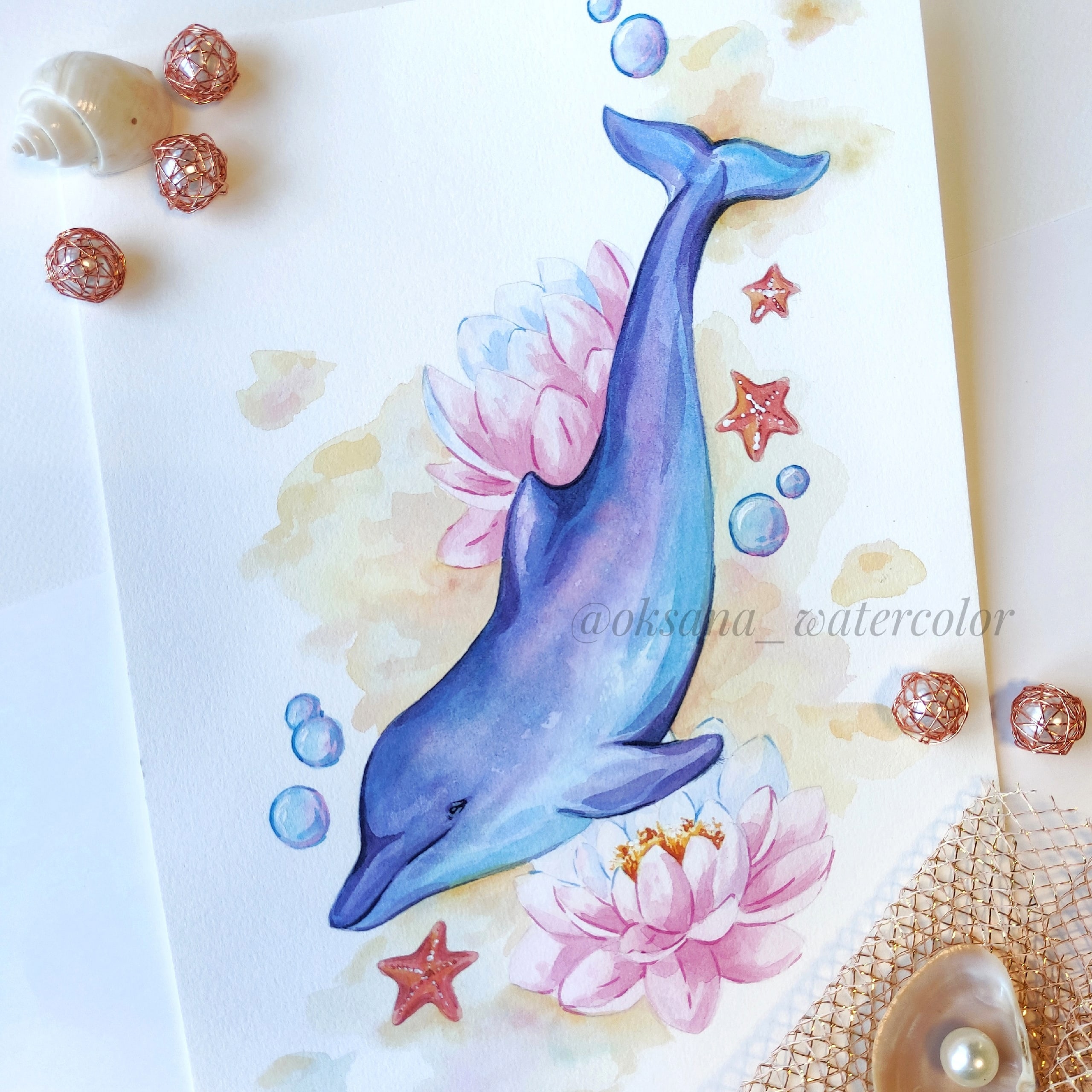 Серия работ "Цветущее море"