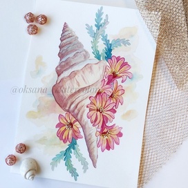 Серия работ "Цветущее море"